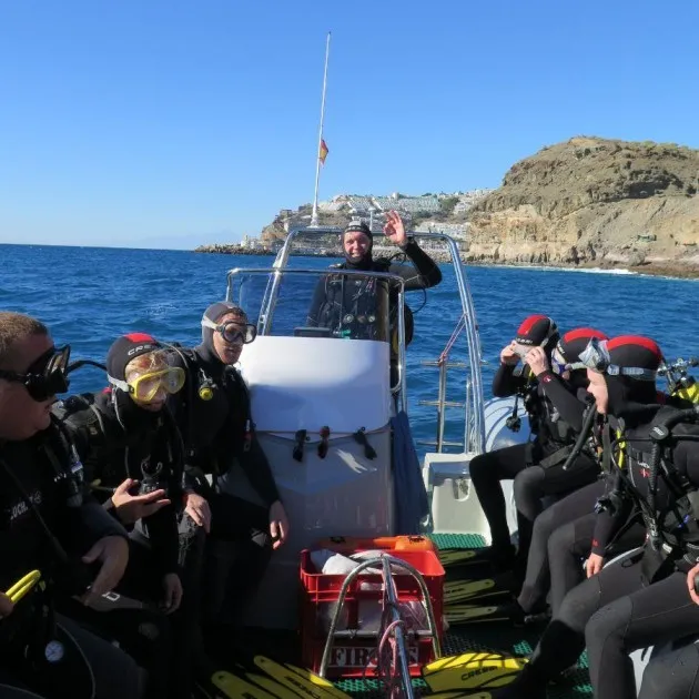 Guided Boat Dives for Certified Divers in Gran Canaria